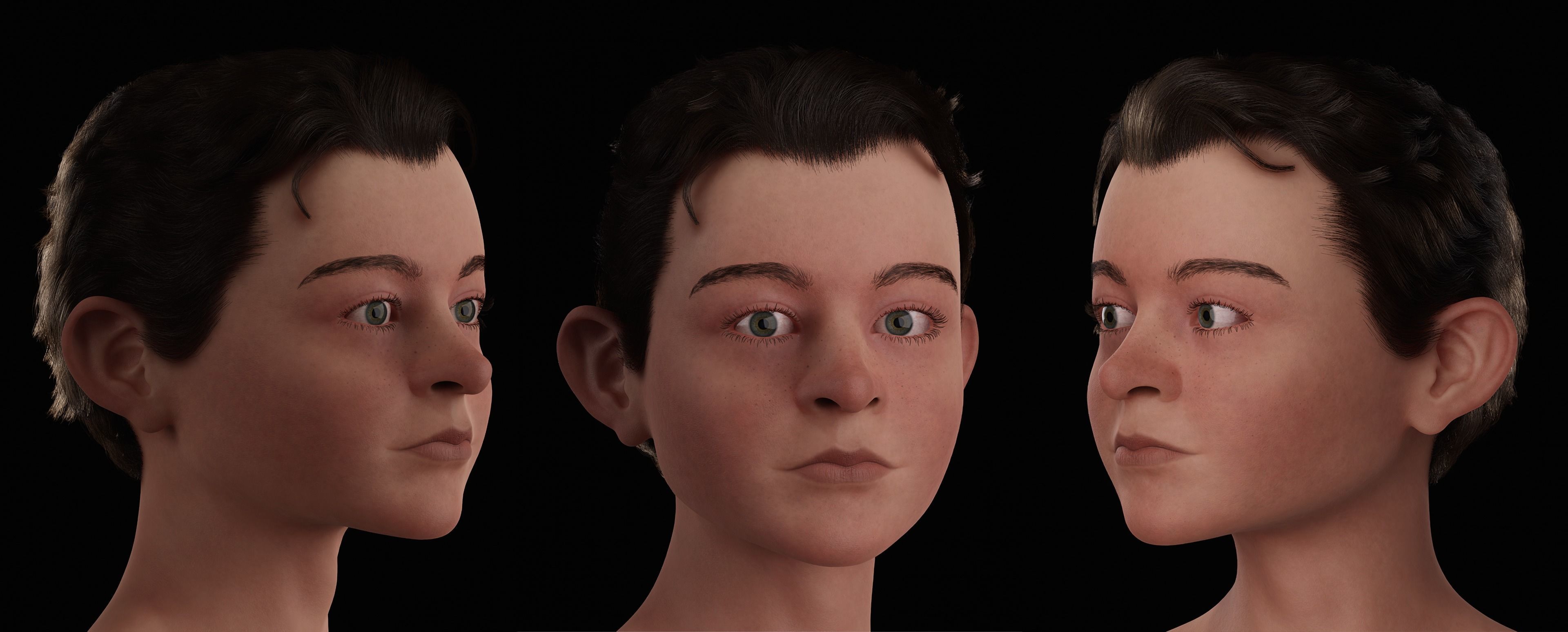 CHILD CHARACTER 3D MODEL Free 3D model_4
