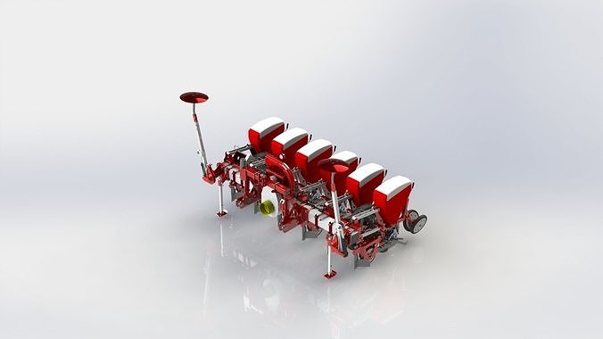 WG 0210 - Pneumatic precision seed drills 3m 3D model