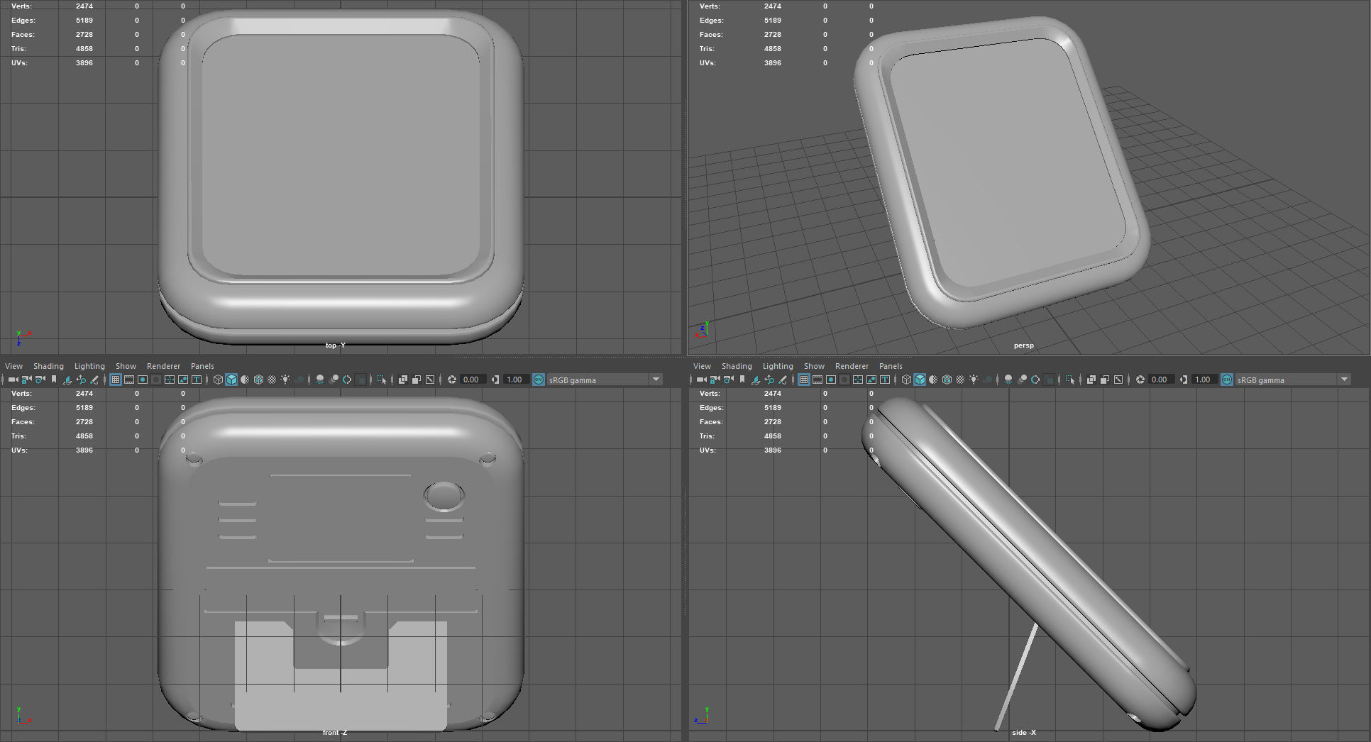 WEATHER STATION Low-poly 3D model_9