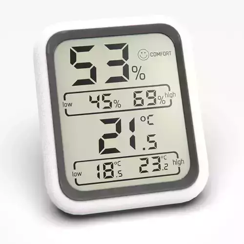 WEATHER STATION Low-poly 3D model