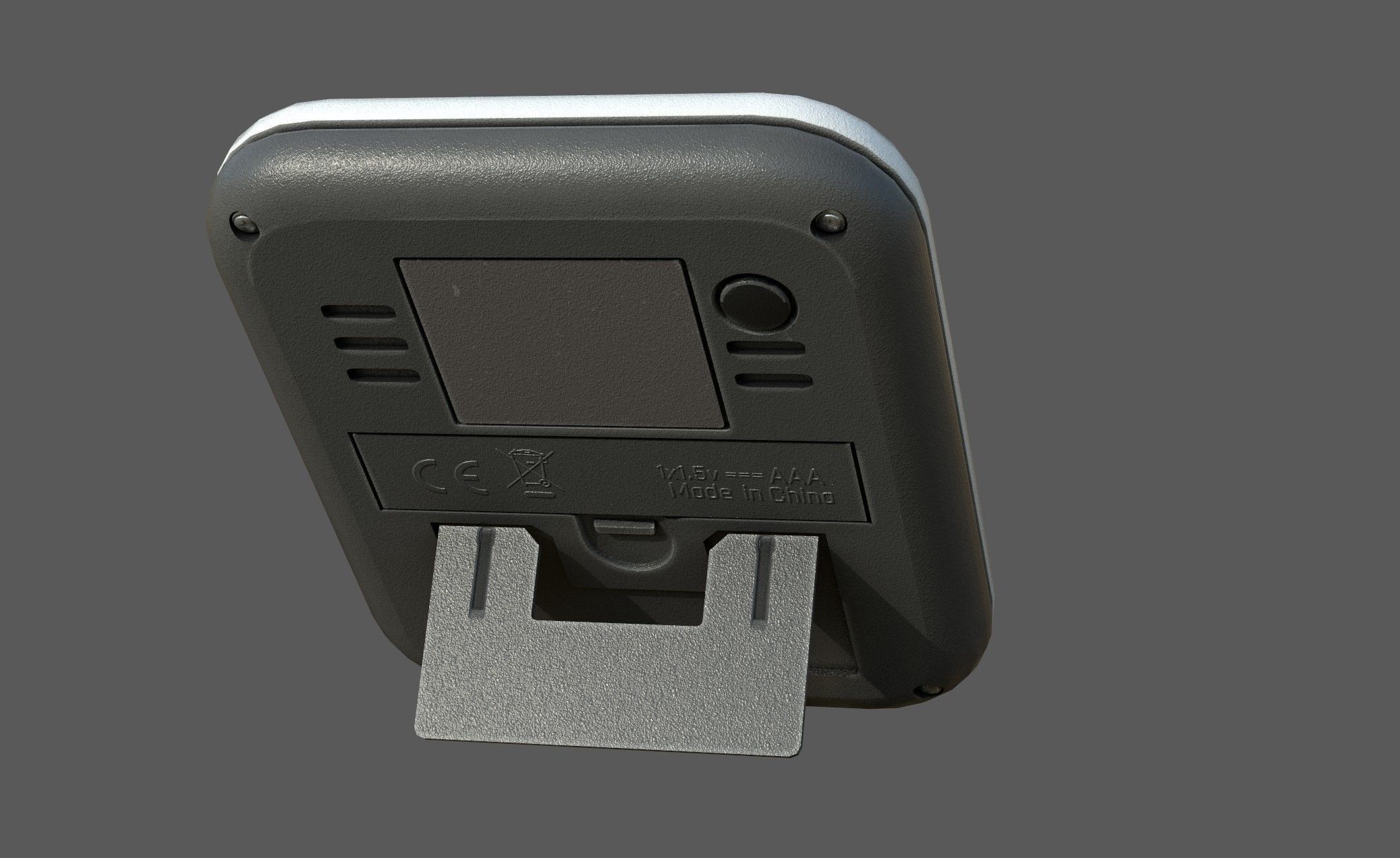 WEATHER STATION Low-poly 3D model_4