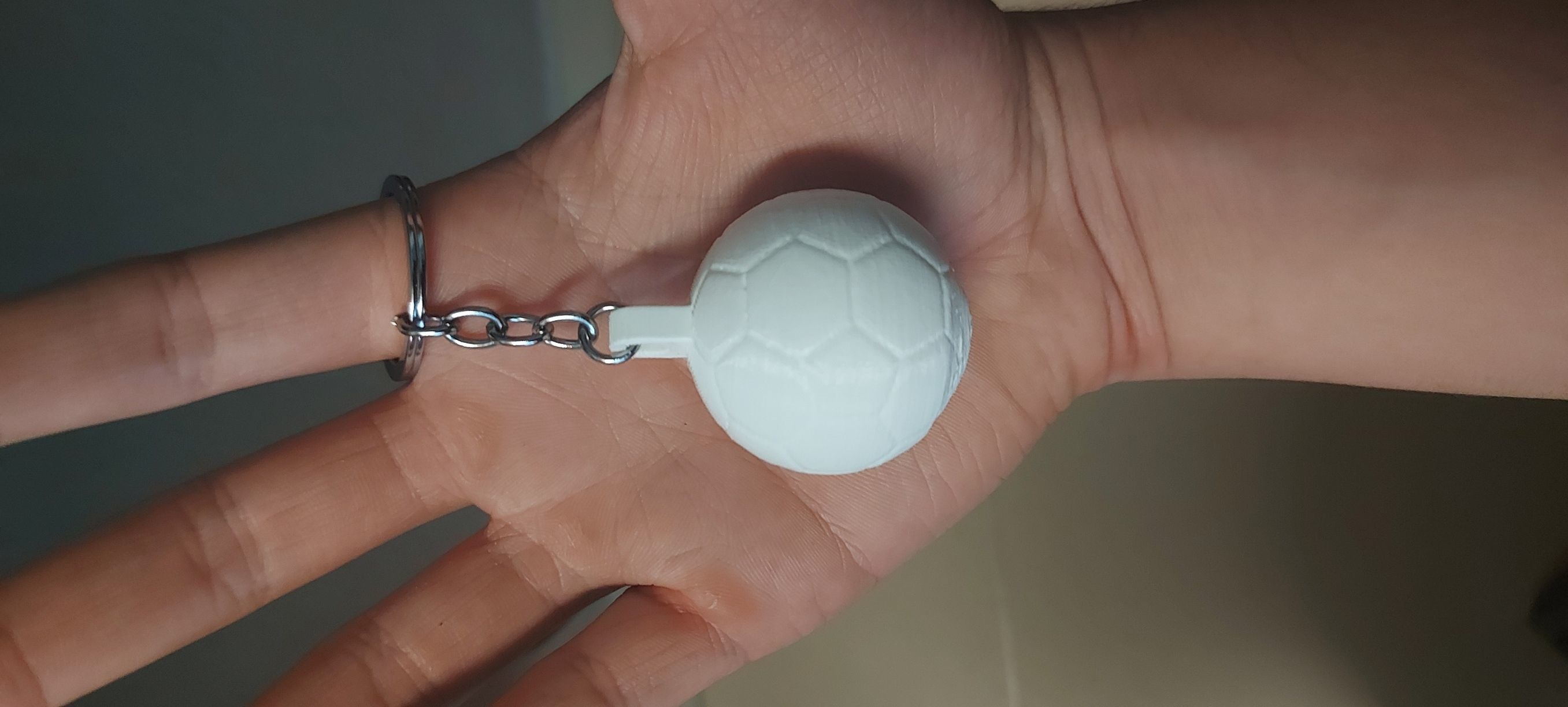 Football Keychain Free 3D print model_3