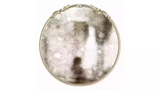 Westwing Collection Espejo de pared redondo barroco Francesca