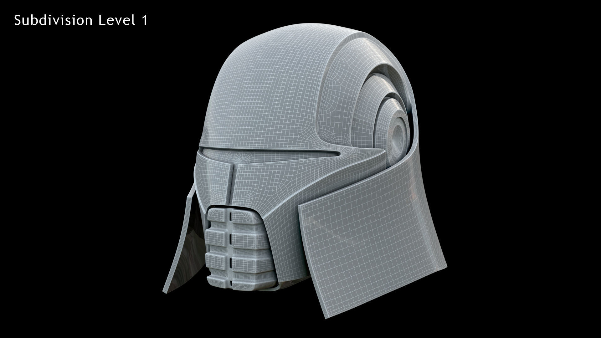 Lord Starkiller Helmet 3D model_11