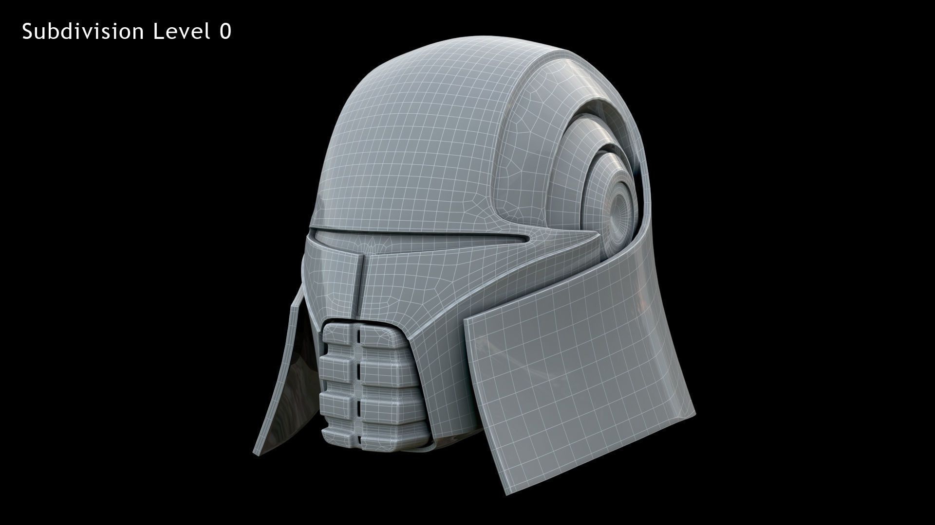 Lord Starkiller Helmet 3D model_9