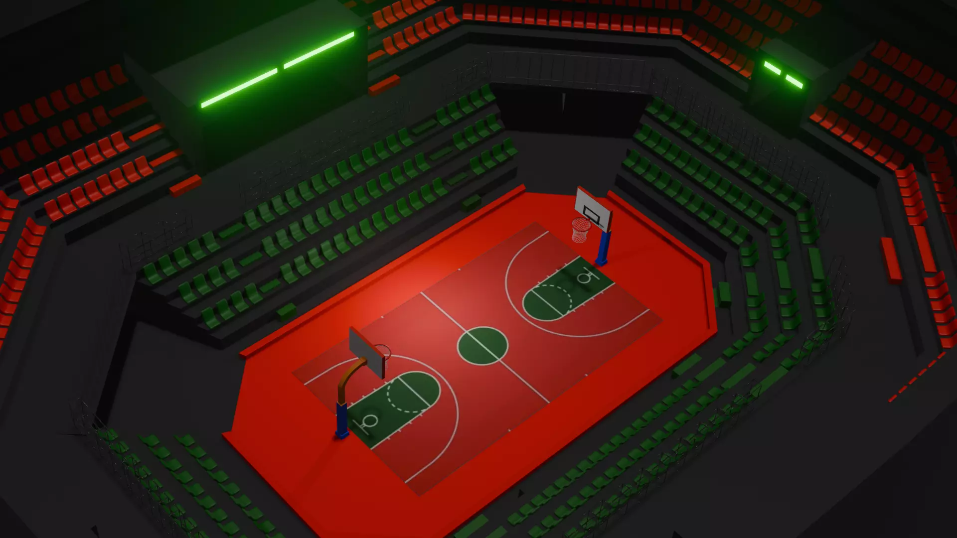 Bassketball Stadium Free 3D model