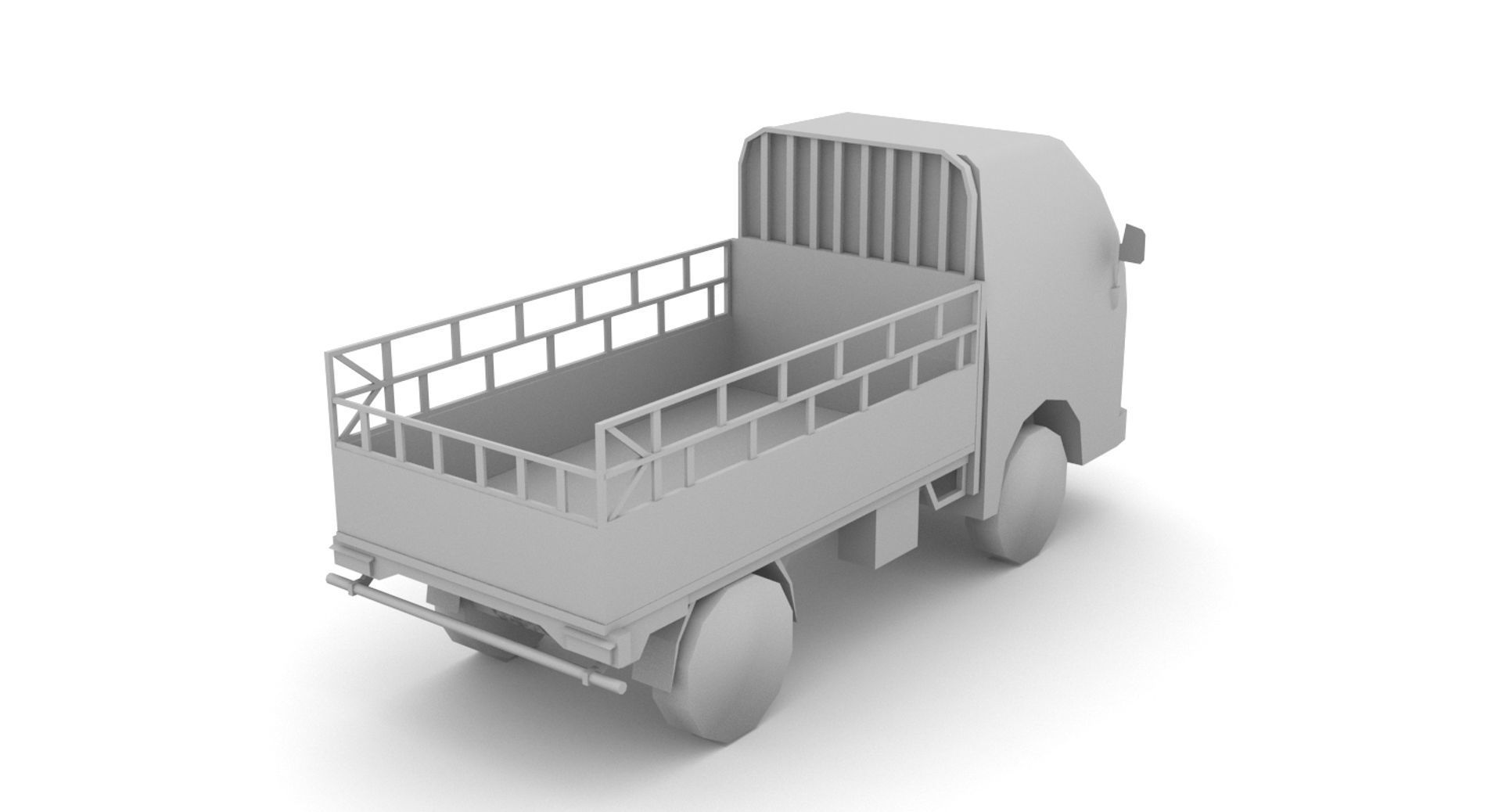 TATA Ace EX Low-poly 3D model_9