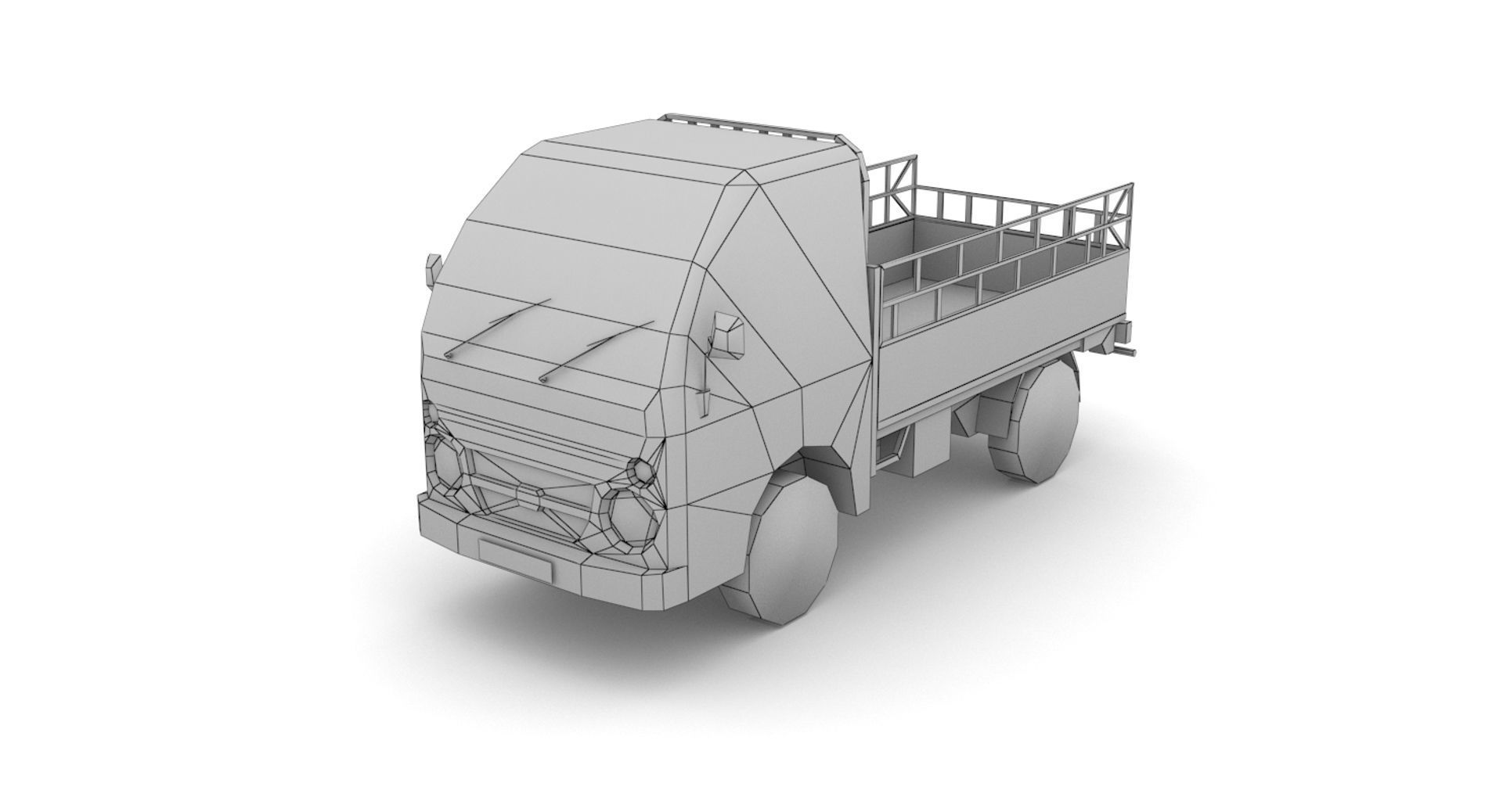 TATA Ace EX Low-poly 3D model_10