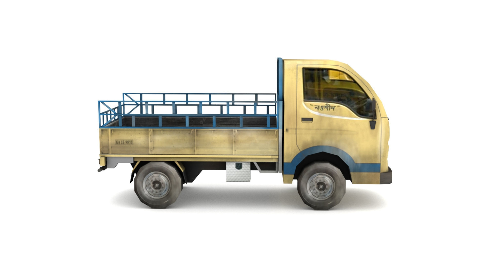 TATA Ace EX Low-poly 3D model_3
