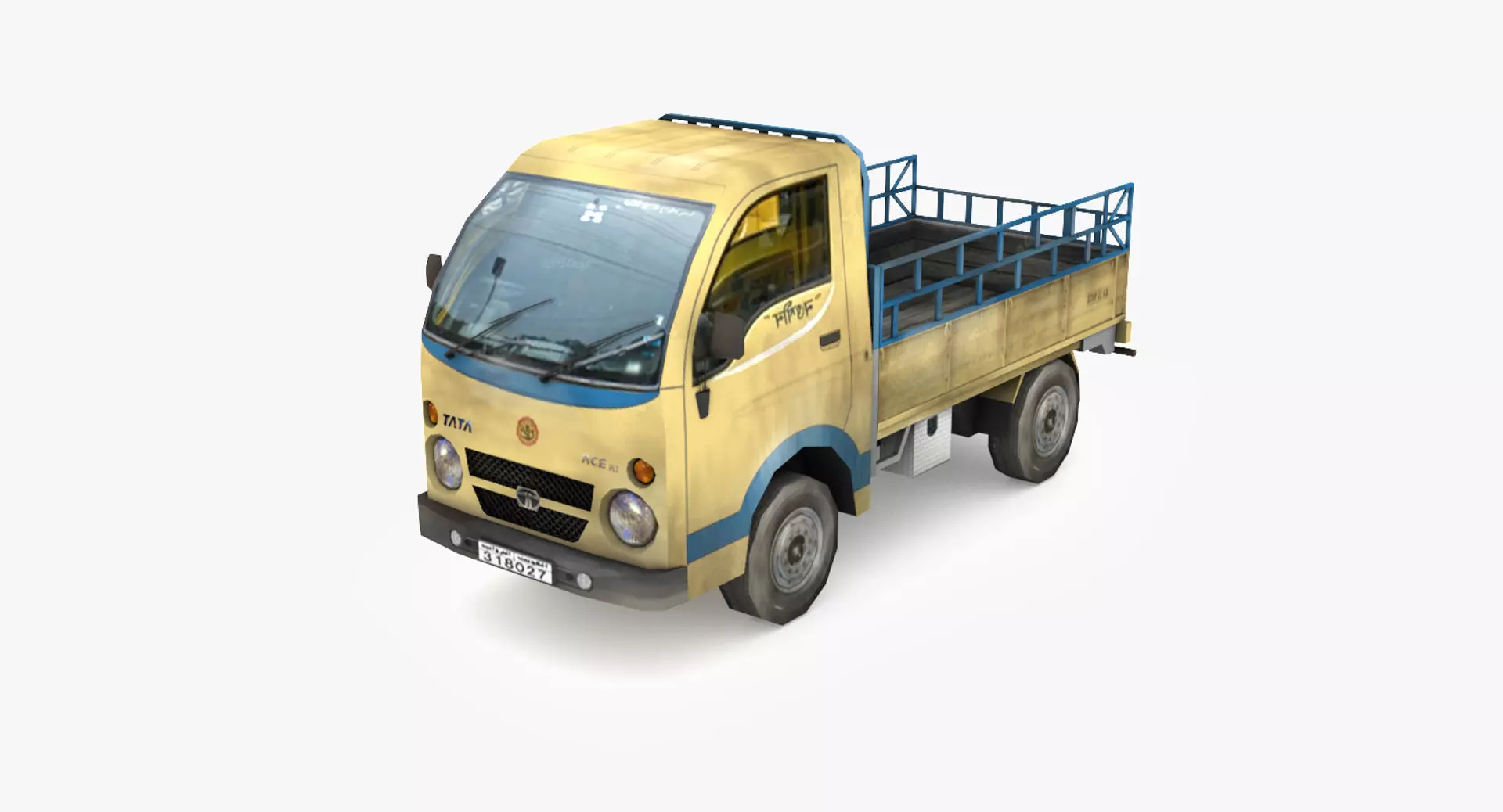 TATA Ace EX Low-poly 3D model_0