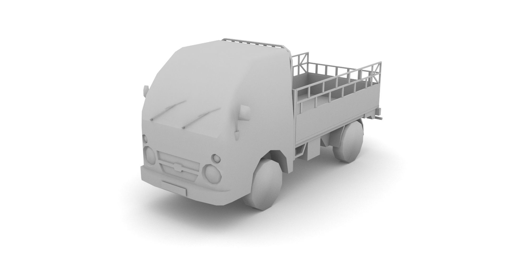 TATA Ace EX Low-poly 3D model_8