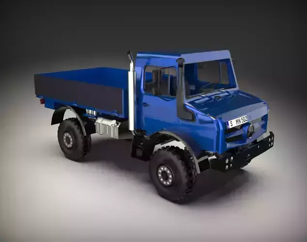 MERCEDES BENZ-UNIMOG 3D model 3D model