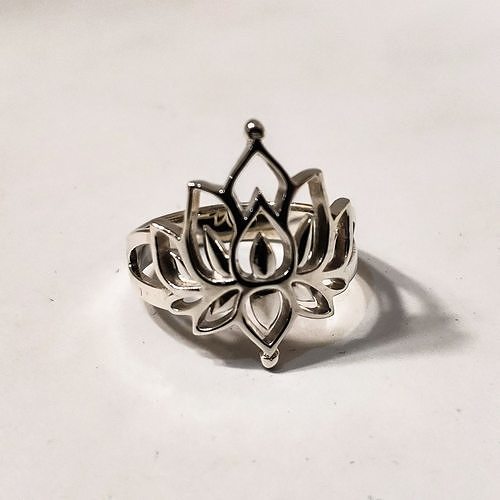 lotus ring 3D print model