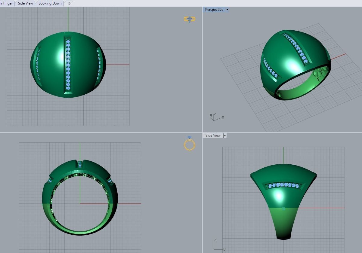 jewelry ring 3D print model_8