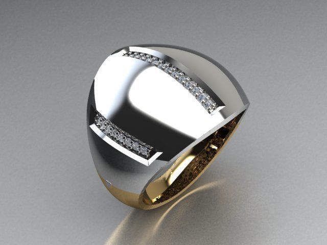 jewelry ring 3D print model_3