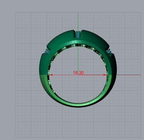 jewelry ring 3D print model_13