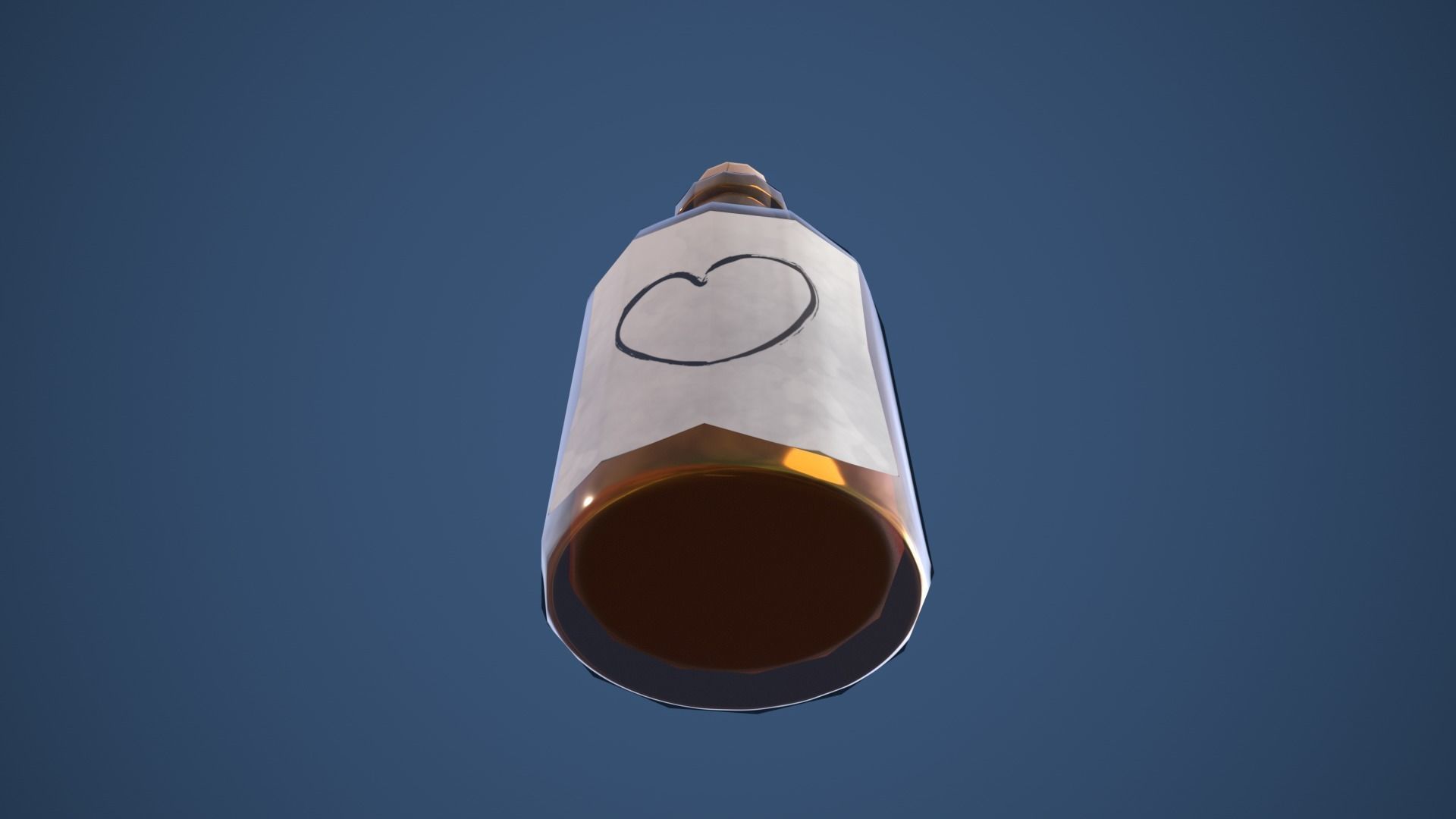 Stylized Bottle Alchemy Potion Low-poly 3D model_5
