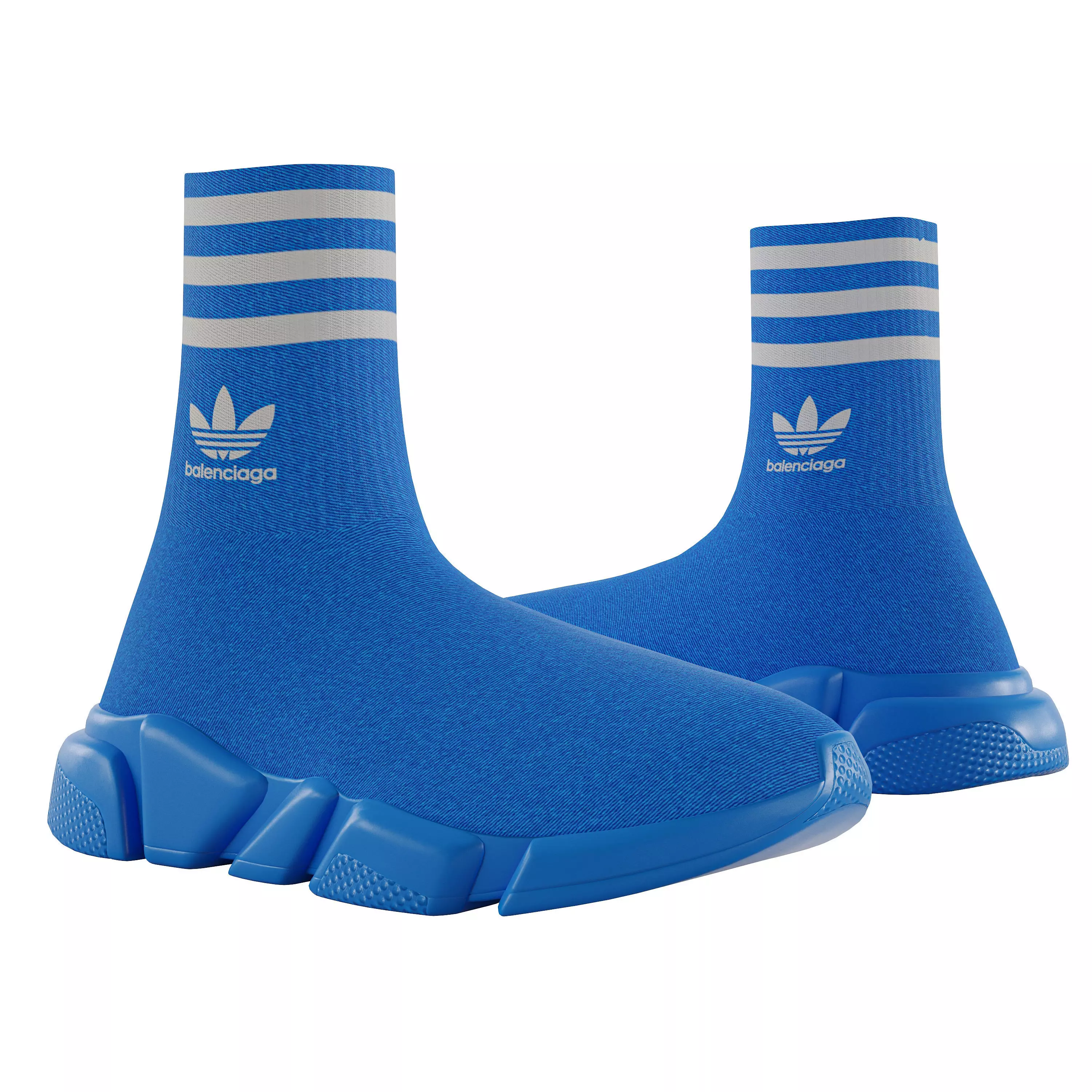 BALENCIAGA SPEED X ADIDAS SNEAKERS Low-poly 3D model