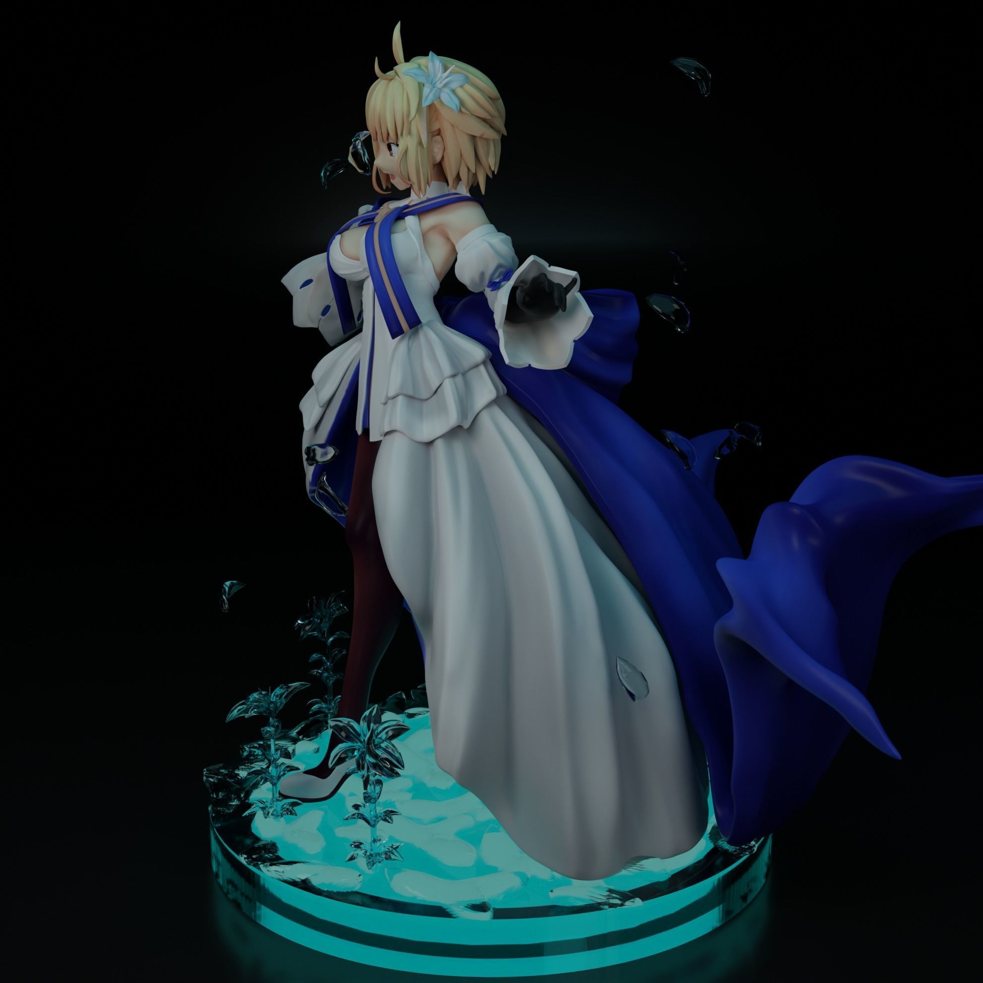 Arcueid Brunestud 3D Printable Model Statue 3D print model_5
