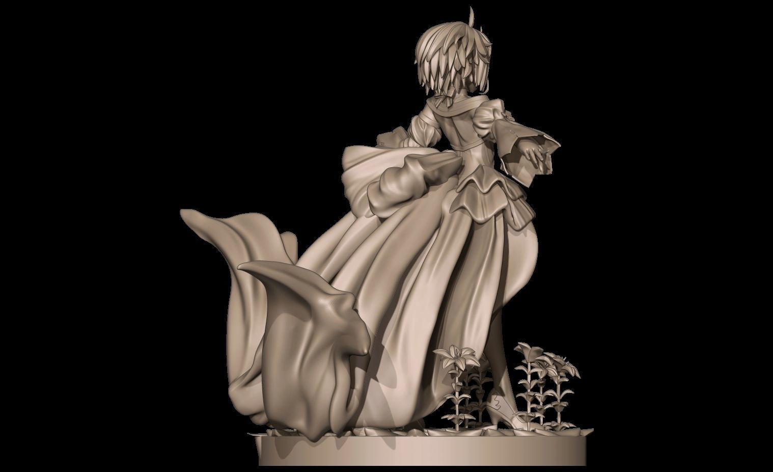 Arcueid Brunestud 3D Printable Model Statue 3D print model_20