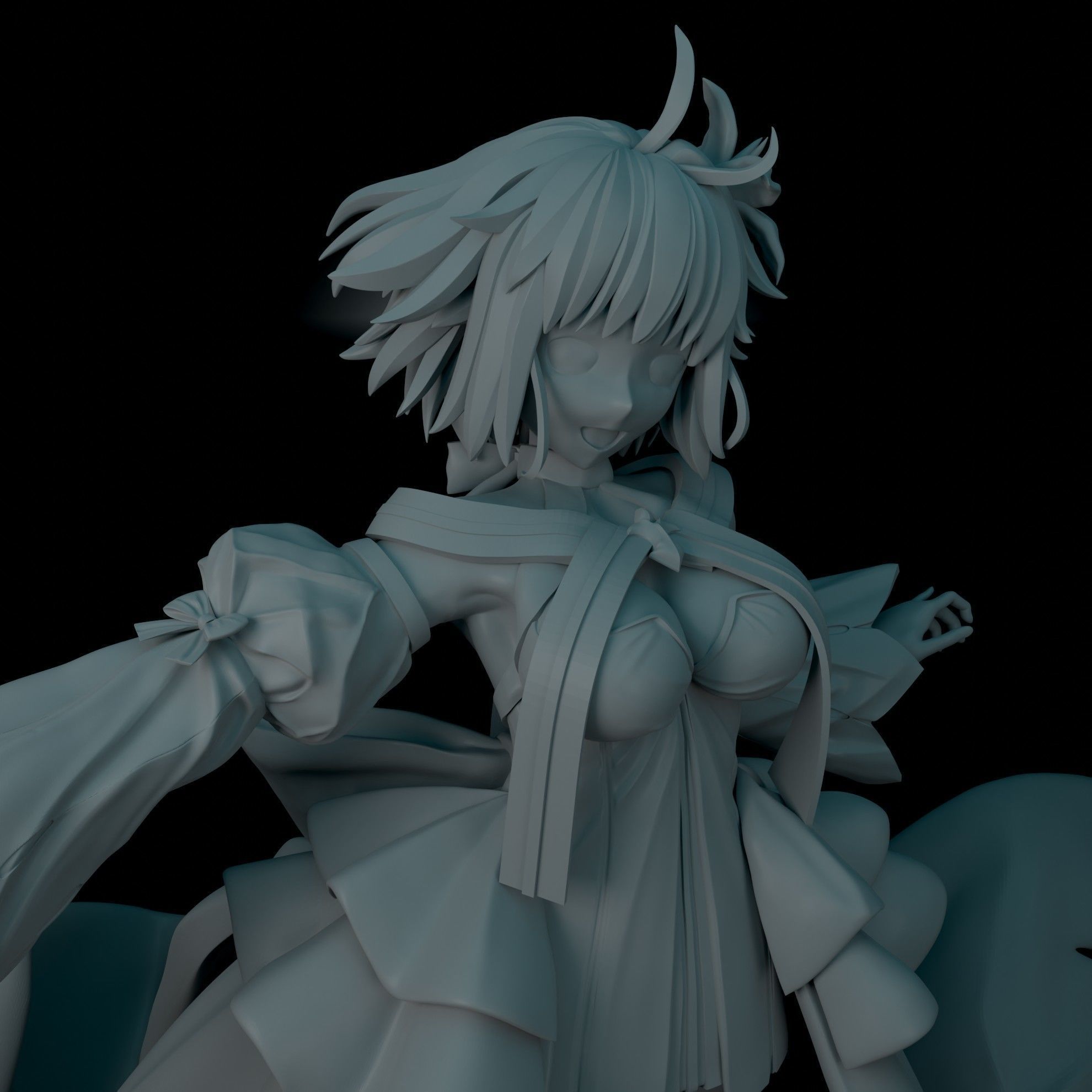 Arcueid Brunestud 3D Printable Model Statue 3D print model_2