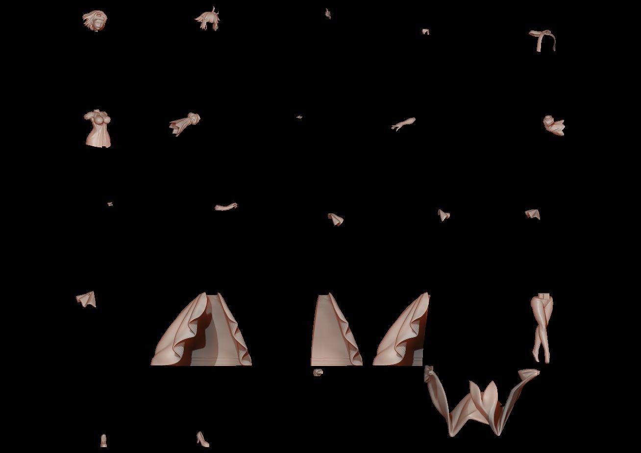 Arcueid Brunestud 3D Printable Model Statue 3D print model_25