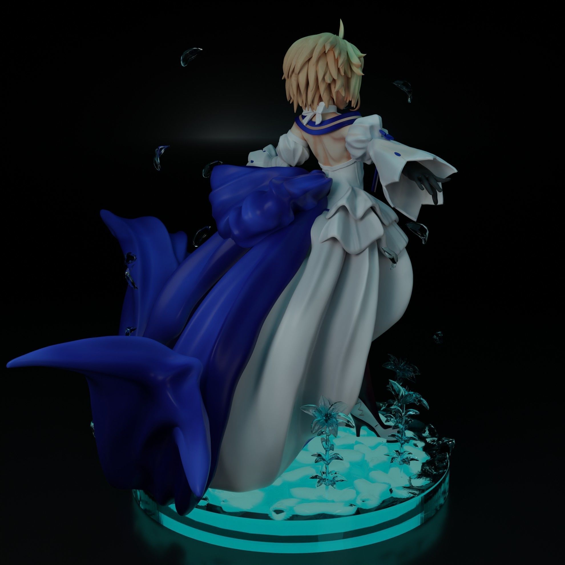Arcueid Brunestud 3D Printable Model Statue 3D print model_7
