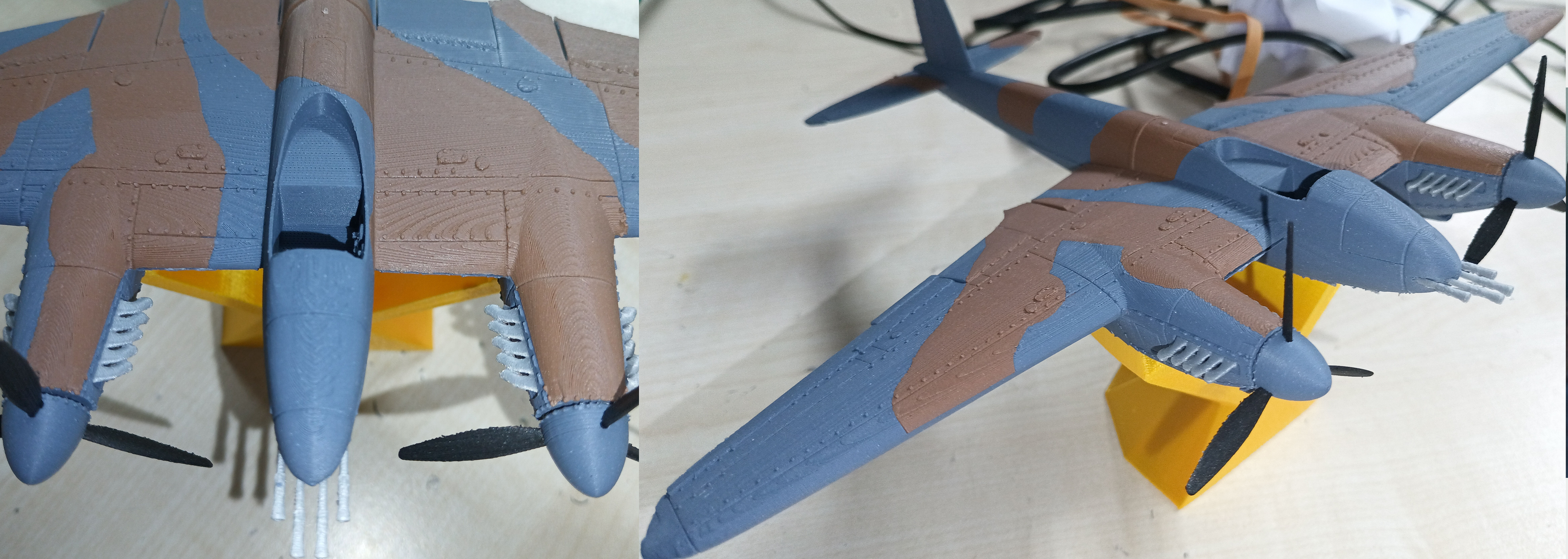 De Havilland Mosquito dh98 A52 Scale model 3D print model_5