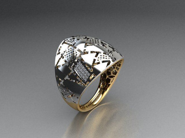 jewelry ring 3D print model_5