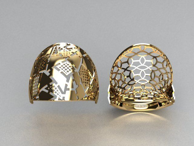 jewelry ring 3D print model_6