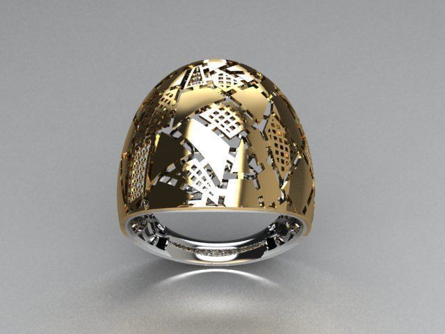 jewelry ring 3D print model_4