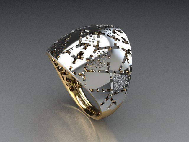 jewelry ring 3D print model_1