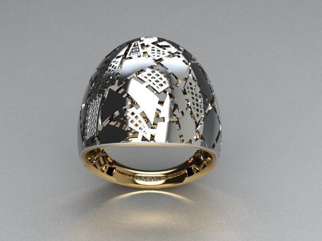 jewelry ring 3D print model_3