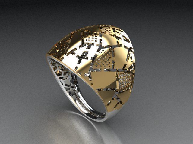 jewelry ring 3D print model_2