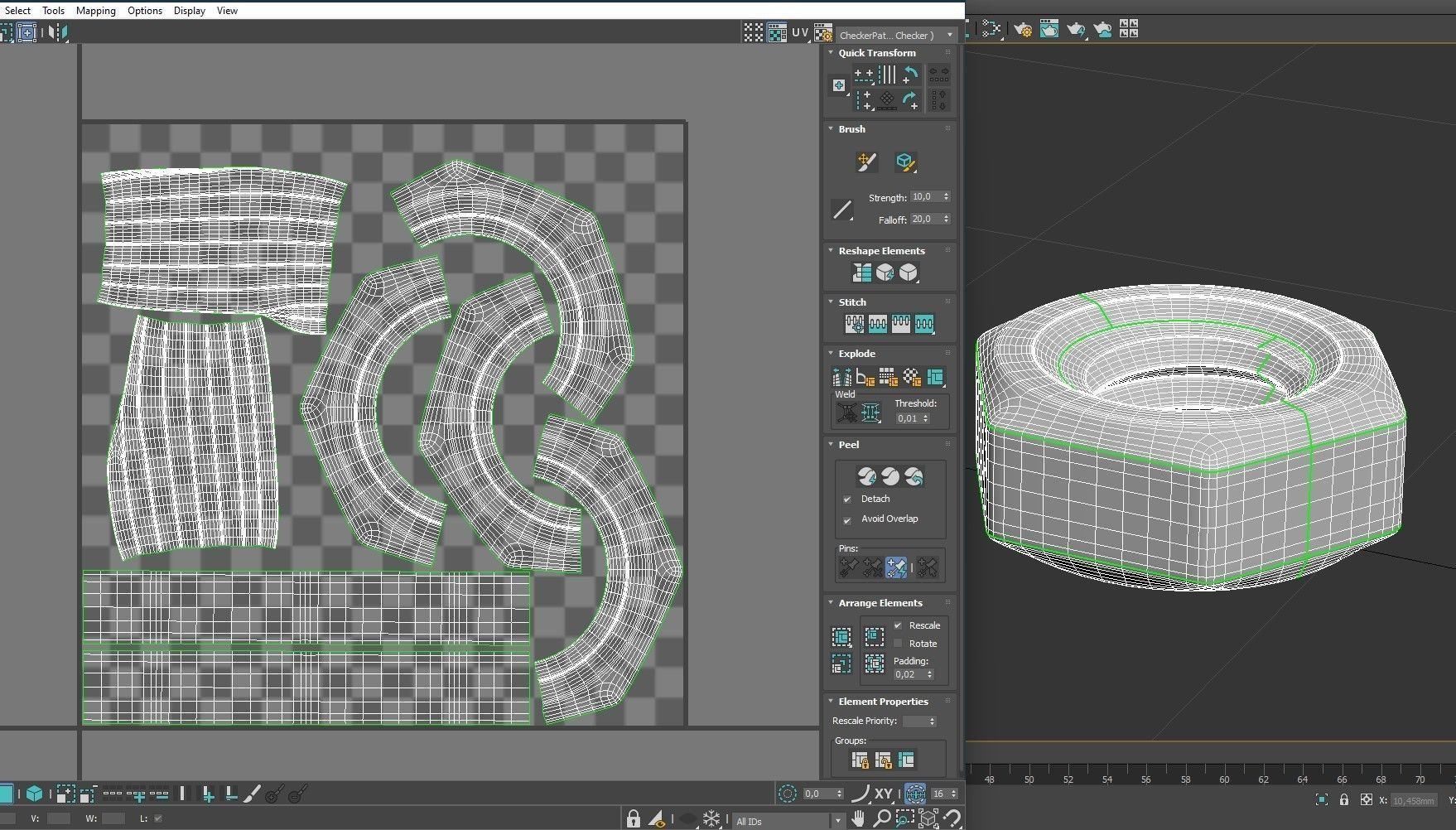Rusted Bolts and Nuts Free 3D model_7