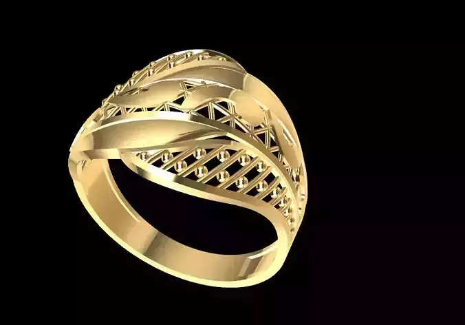 RI006 gold ring