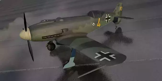 Messerschmitt Me-209 v1 3D model