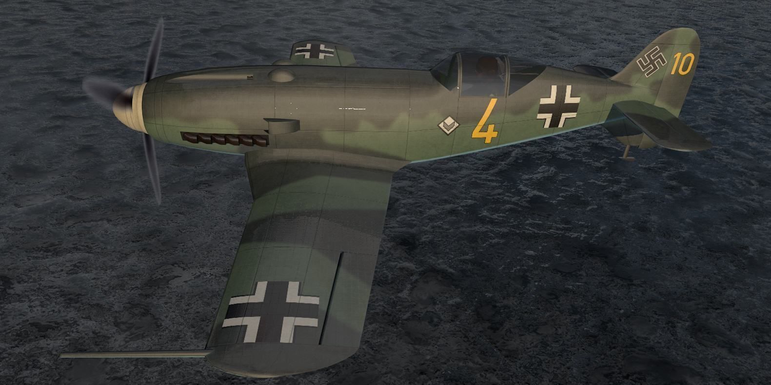 Messerschmitt Me-209 v1 3D model_12