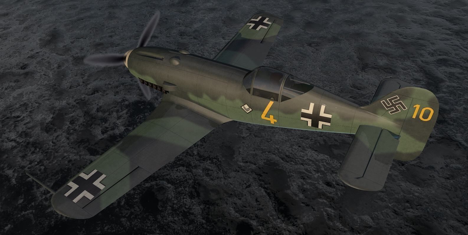Messerschmitt Me-209 v1 3D model_11