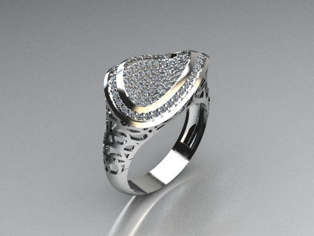 jewelry ring 3D print model_5