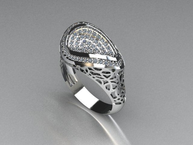 jewelry ring 3D print model_1