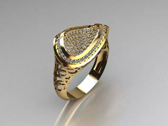 jewelry ring 3D print model_0