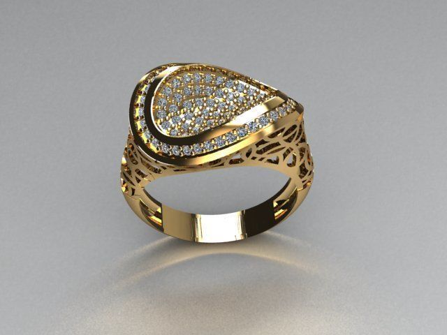 jewelry ring 3D print model_4