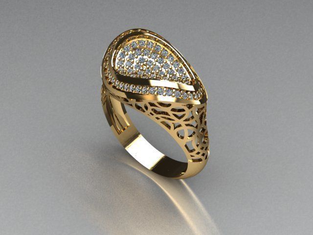jewelry ring 3D print model_2