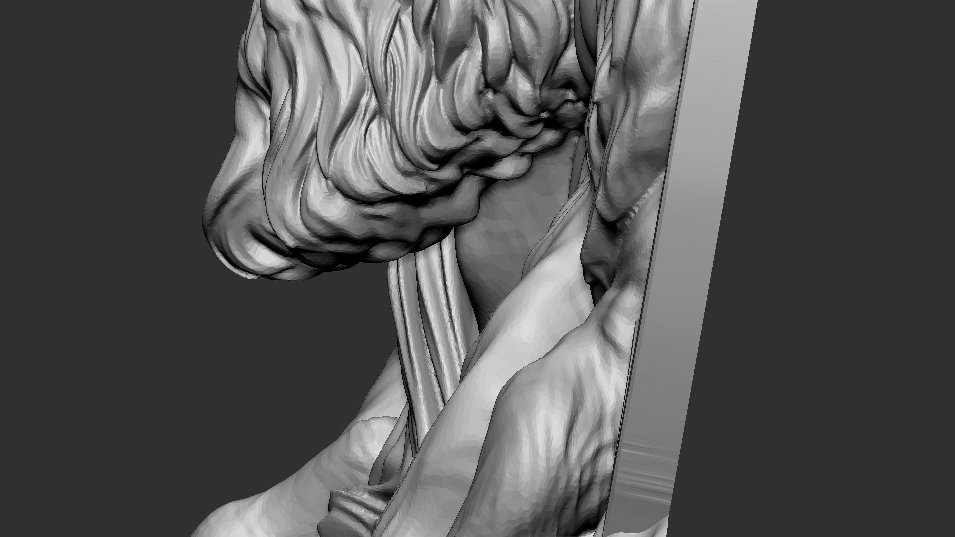 Jesus Relief 04 3D print model_18