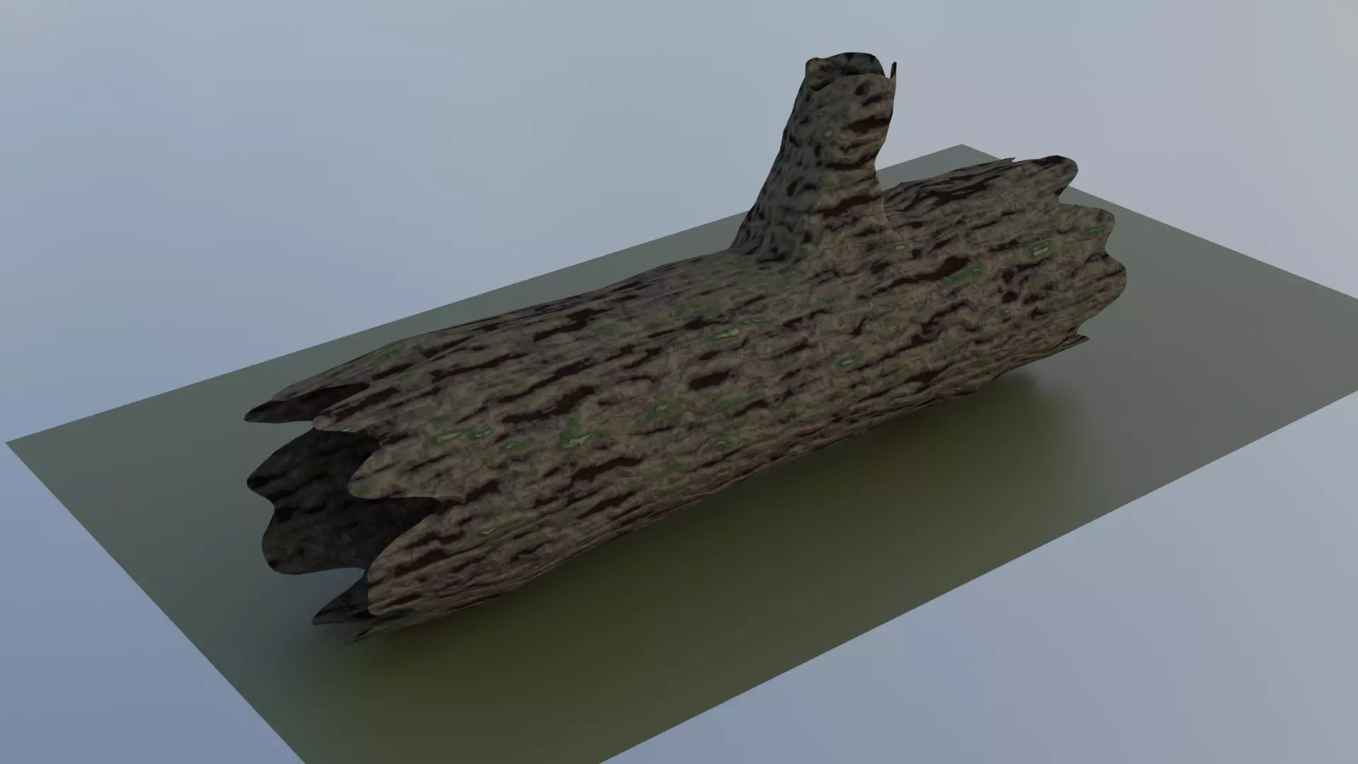 Log wood 3D Model Free 3D model_0