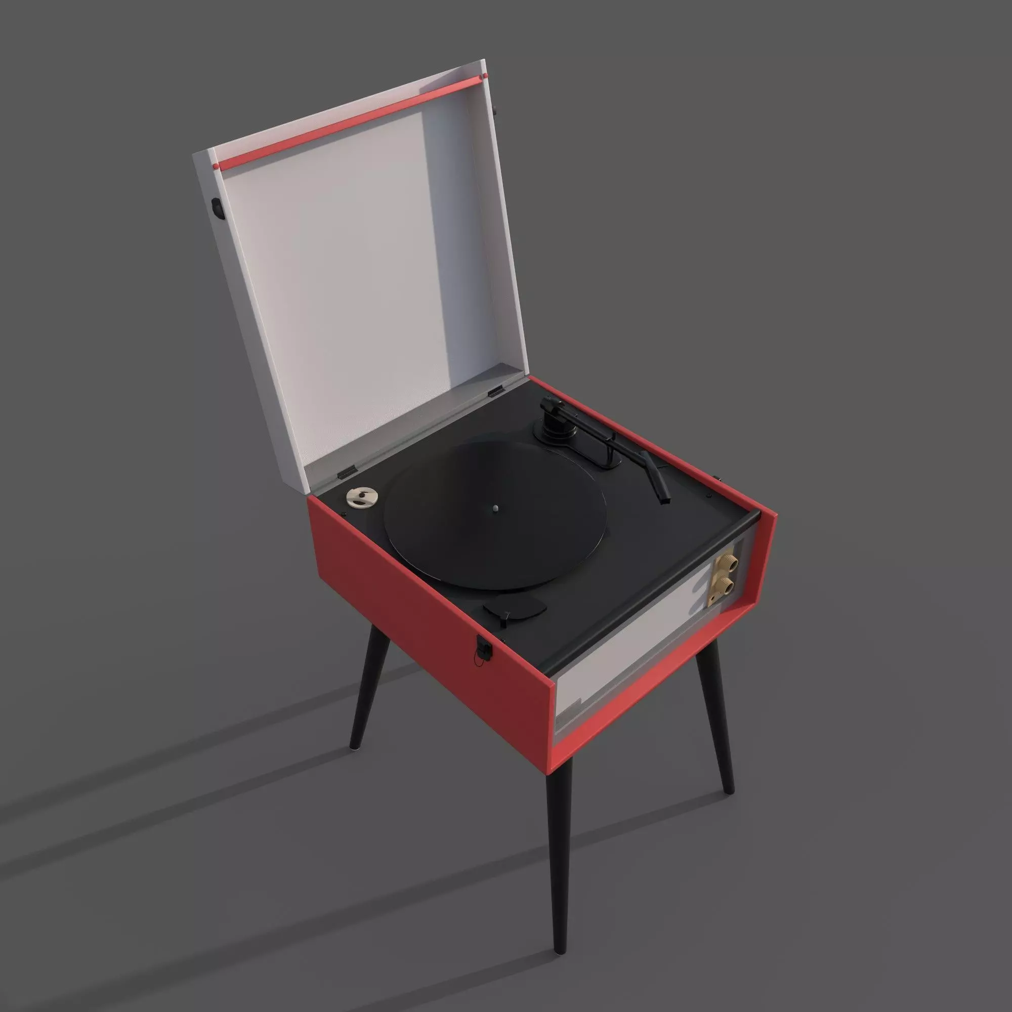 record player 3D model