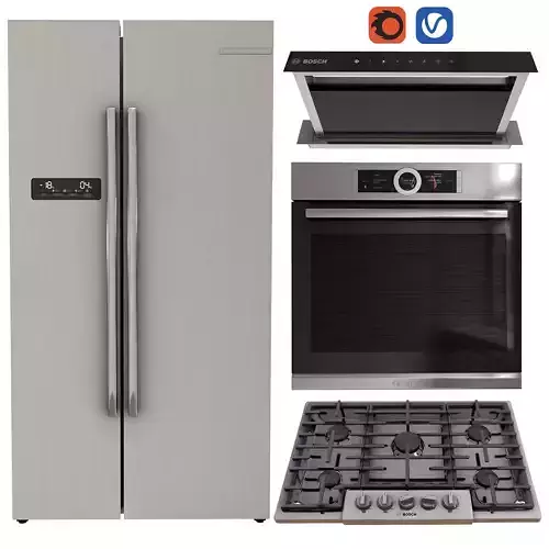BOSCH Kitchen appliance collection 4  3D model