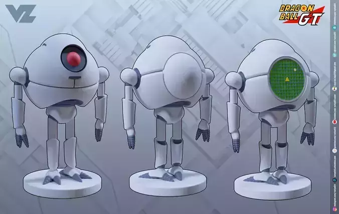 Giru - Dragon Ball GT - 5 Configurations