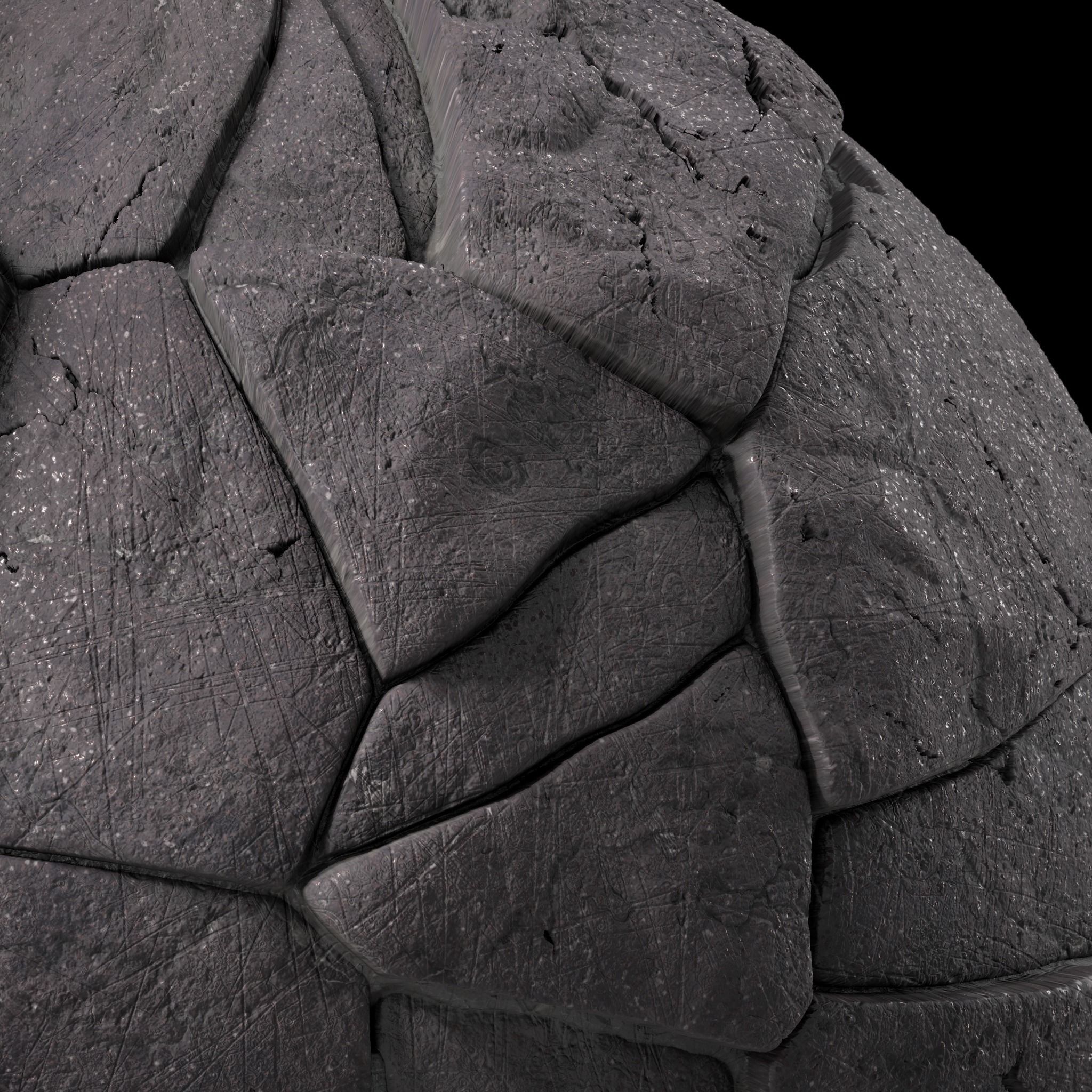 Stone Wall Materials 39- Stone walls Sbsar Pbr 4k Seamless Texture_2